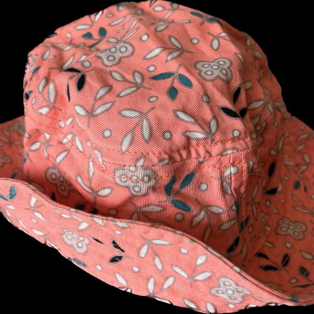 Country Road Girl's Floral Sun Hat NWT